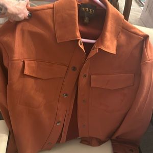 Faux Leather light jacket